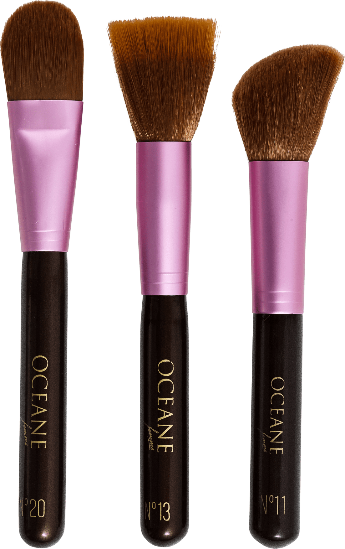 Kit de Pincéis Océane Facial Brushes (3 produtos)