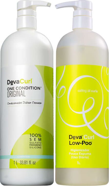 Kit Deva Curl Low-Poo Duo Salão (2 Produtos)