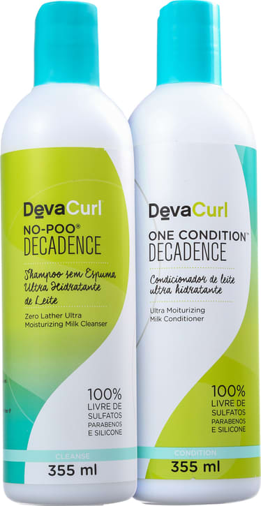Kit Deva Curl One Condition Decadence Cachos Naturais (2 Produtos)