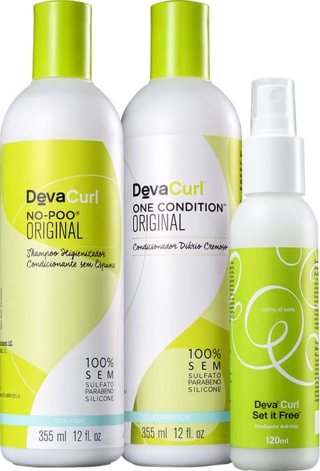 Kit Deva Curl Set It Free (3 Produtos)