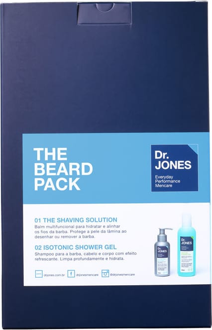 Kit Dr. Jones The Beard Pack (2 produtos)