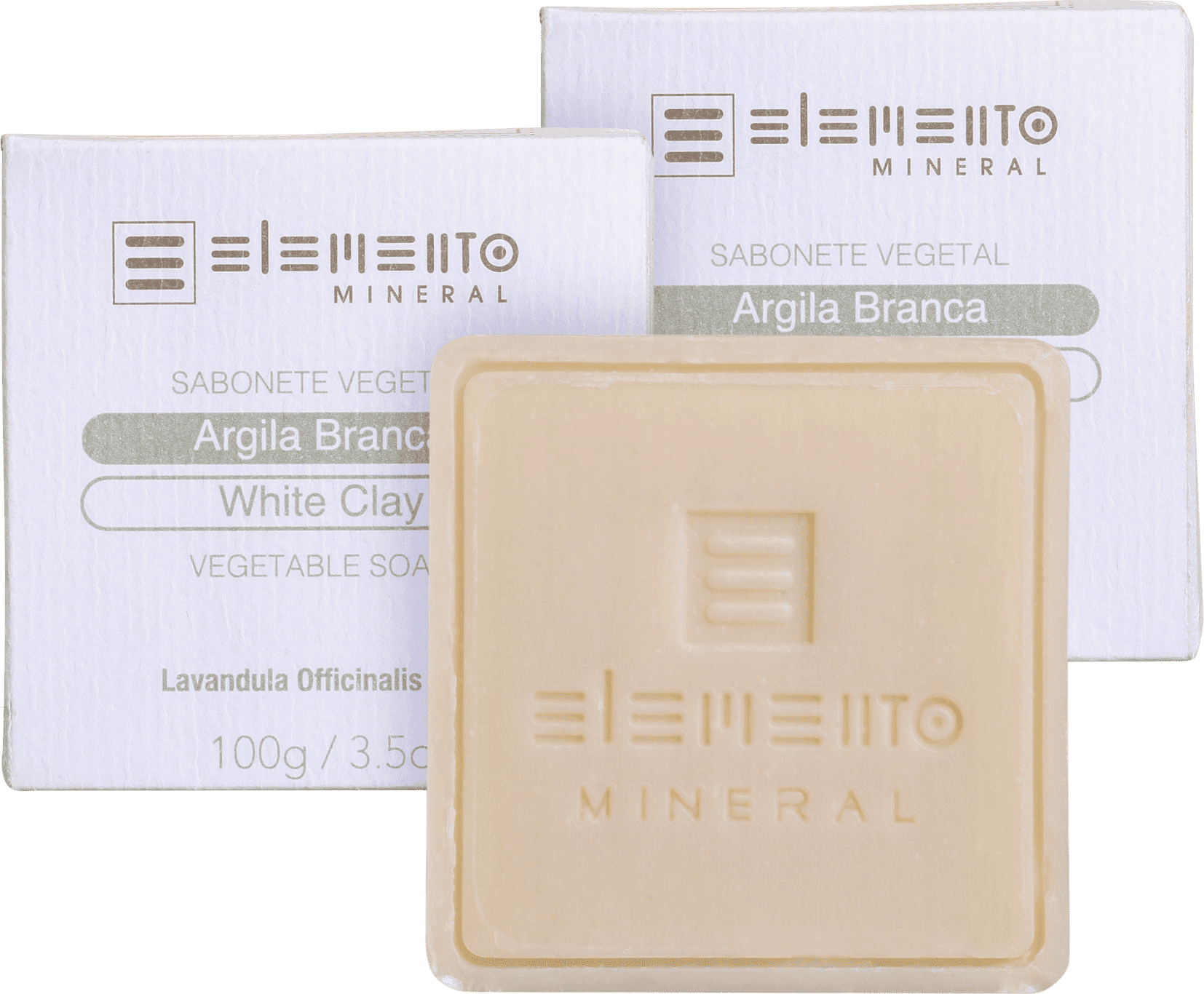 Kit Elemento Mineral Argila Branca (3 Produtos)