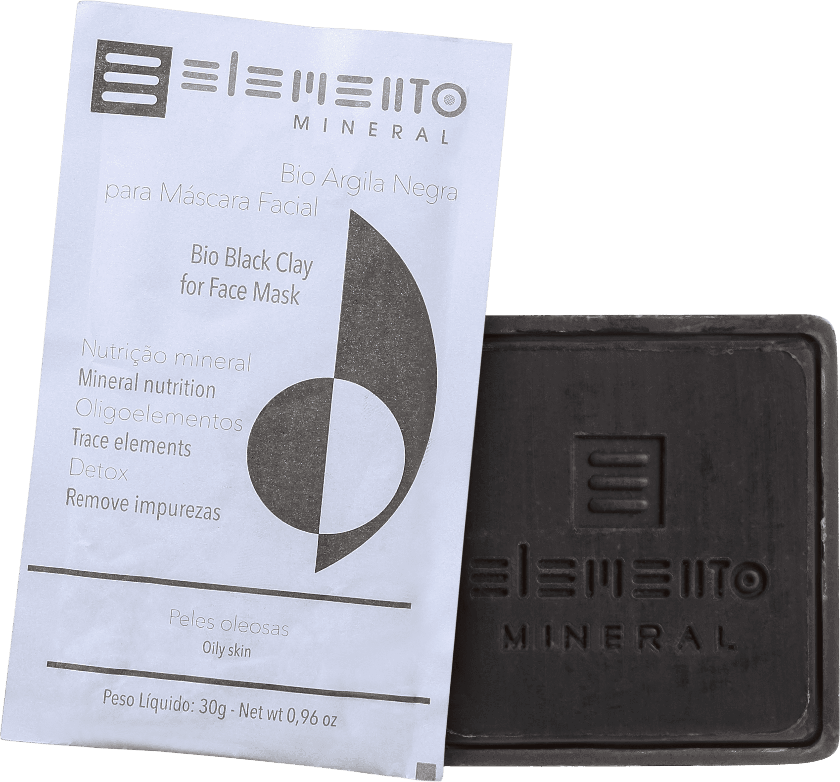 Kit Elemento Mineral Argila Negra Detox (2 Produtos)