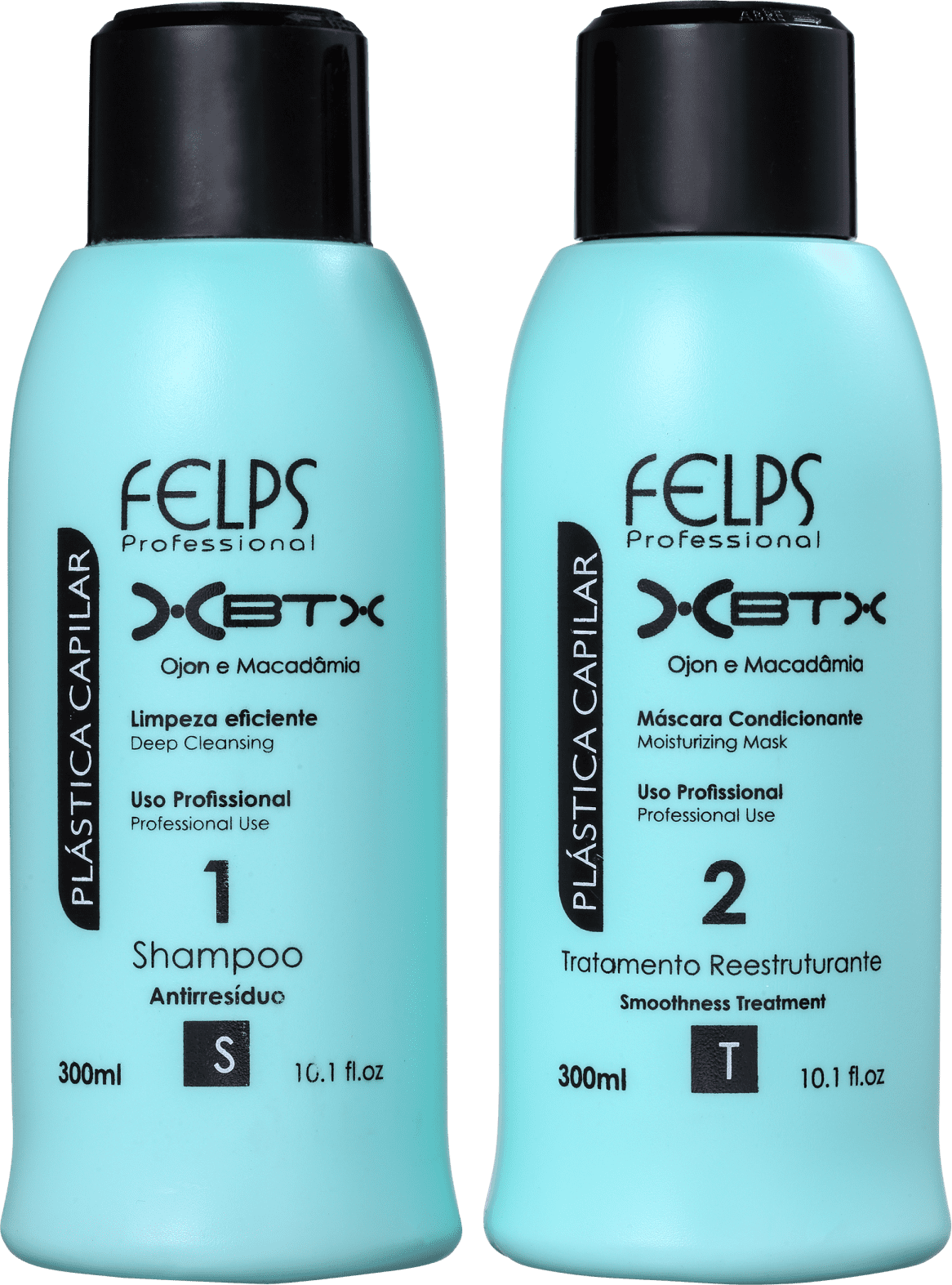 Kit Felps Profissional Plástica Capilar XBTX (2 Produtos)