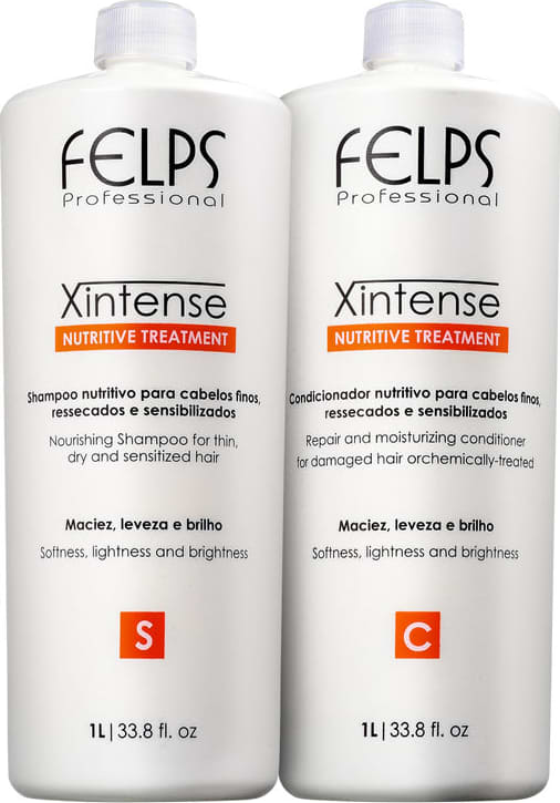 Kit Felps Profissional XIntense Nutritive Treatment Salon Duo (2 Produtos)