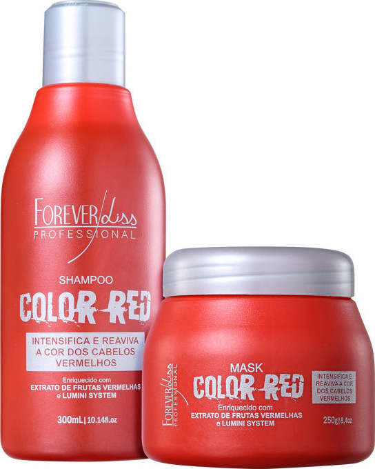 Shampoo Forever Liss Color Red 300ml - Beauty Pharma Cosméticos Ltda