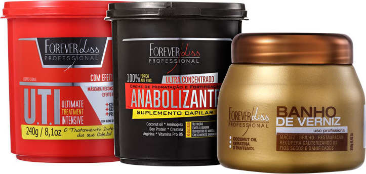 Kit Forever Liss Professional Cronograma Capilar Ultimate (3 Produtos)