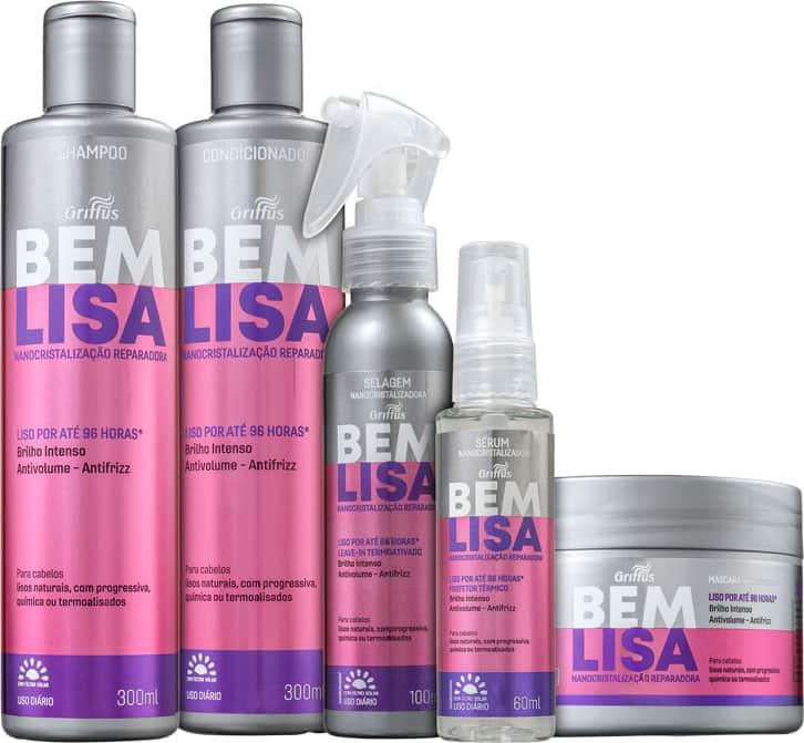 Kit Griffus Bem Lisa Full (5 Produtos)