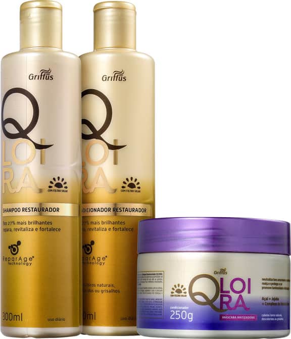 Kit Griffus QLoira Matizante (3 Produtos)