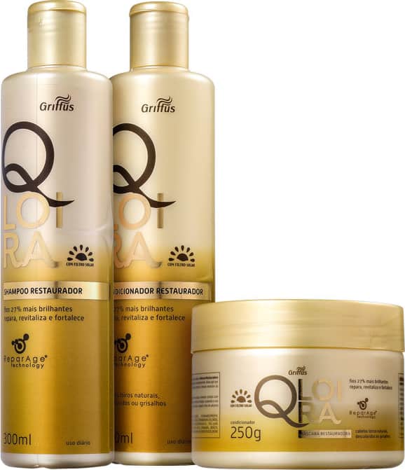Kit Griffus QLoira Tratamento (3 Produtos)