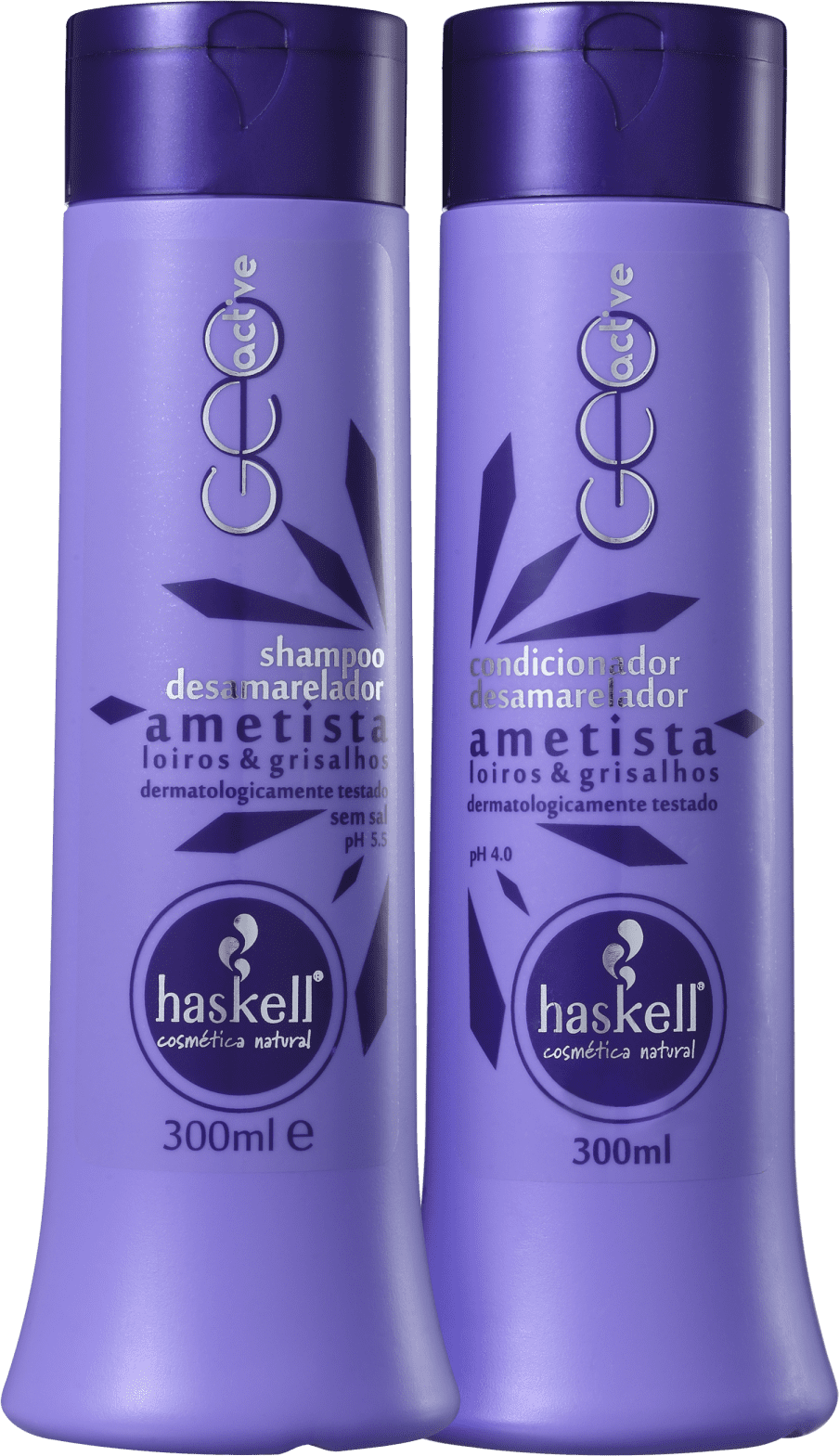 Kit Haskell Ametista Dupla Desamareladora (2 Produtos)