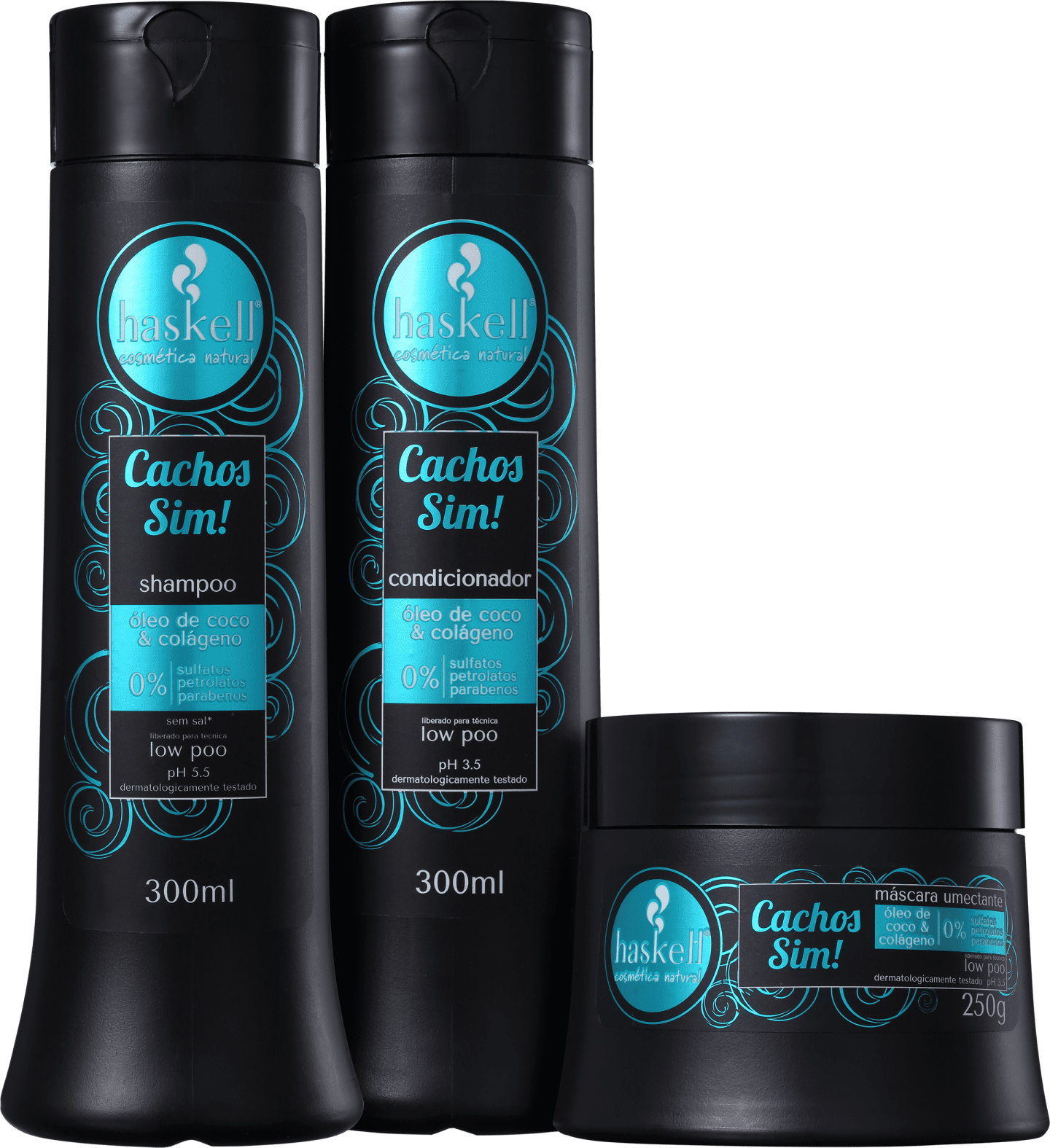 Kit Haskell Cachos Sim! Trio (3 Produtos)