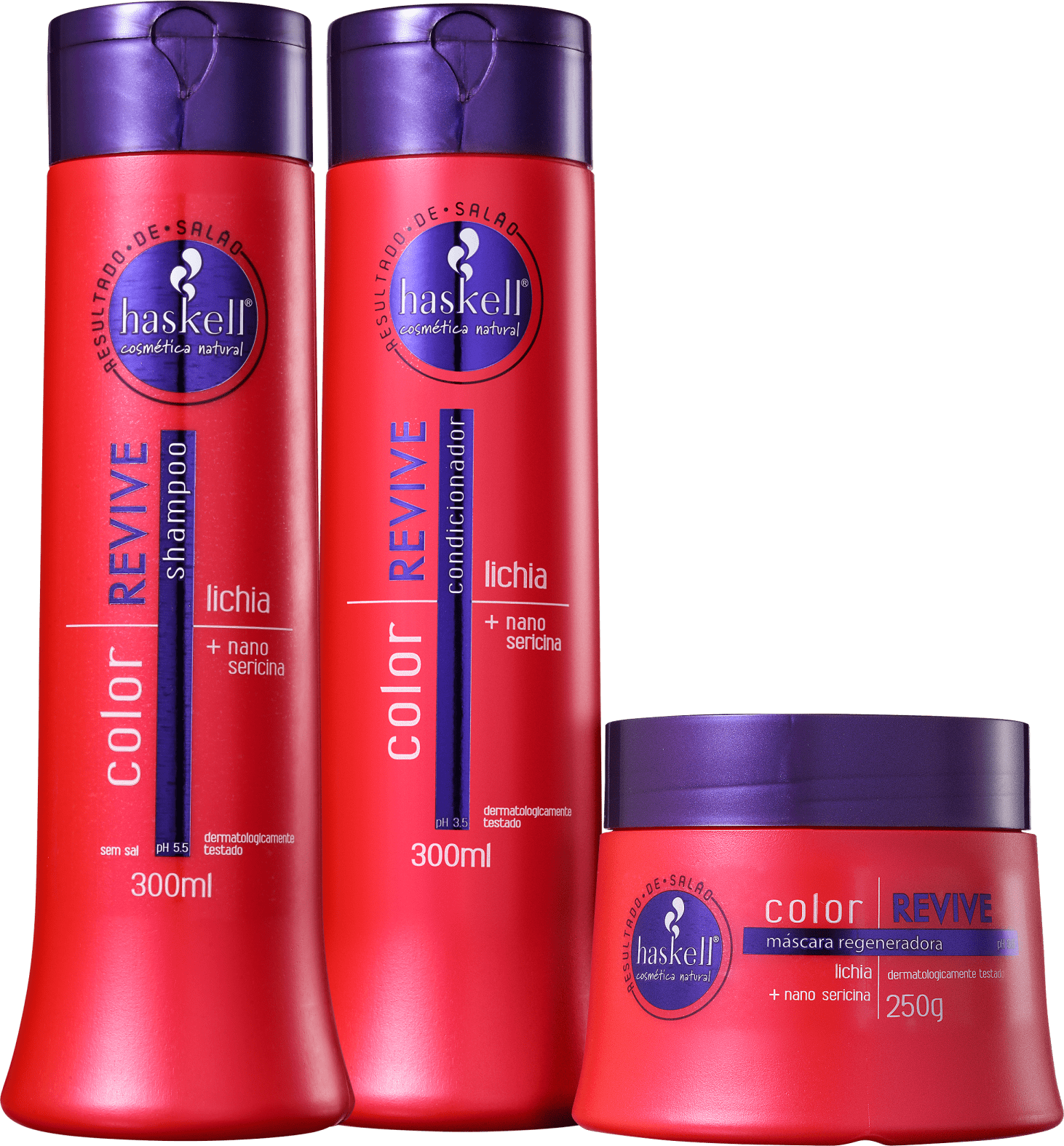 Kit Haskell Color Revive Tratamento (3 Produtos)