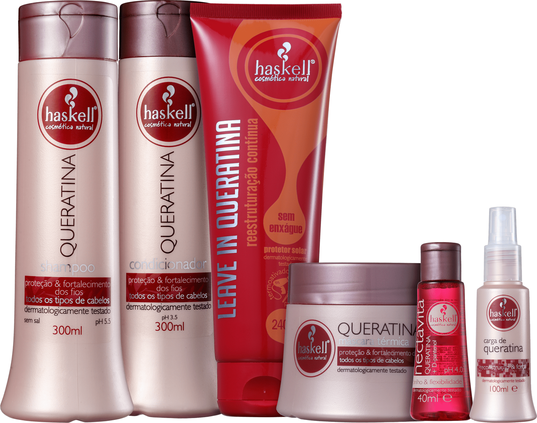 Kit Haskell Queratina Completo (6 Produtos)