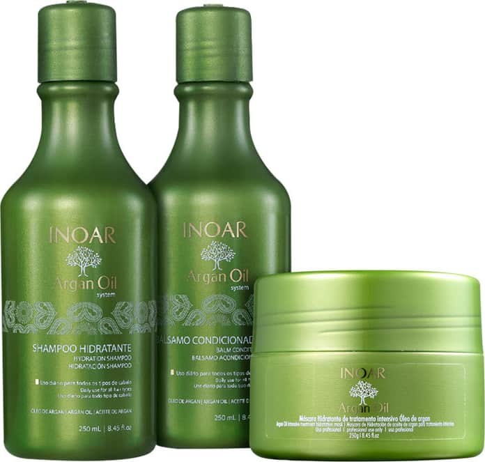 Kit Inoar Argan Oil System Trio (3 Produtos)