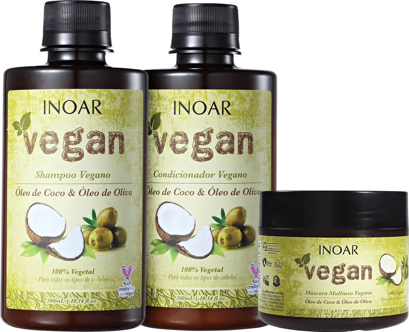 Kit Vegan Tratamento (3 Produtos)