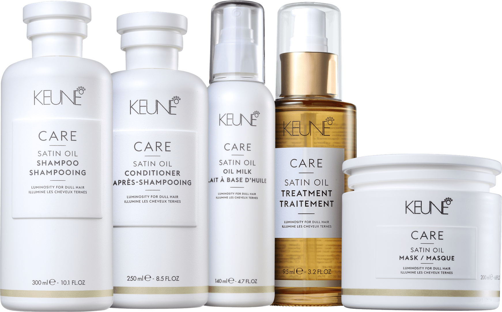 Kit Keune Satin Oil Completo (5 Produtos)