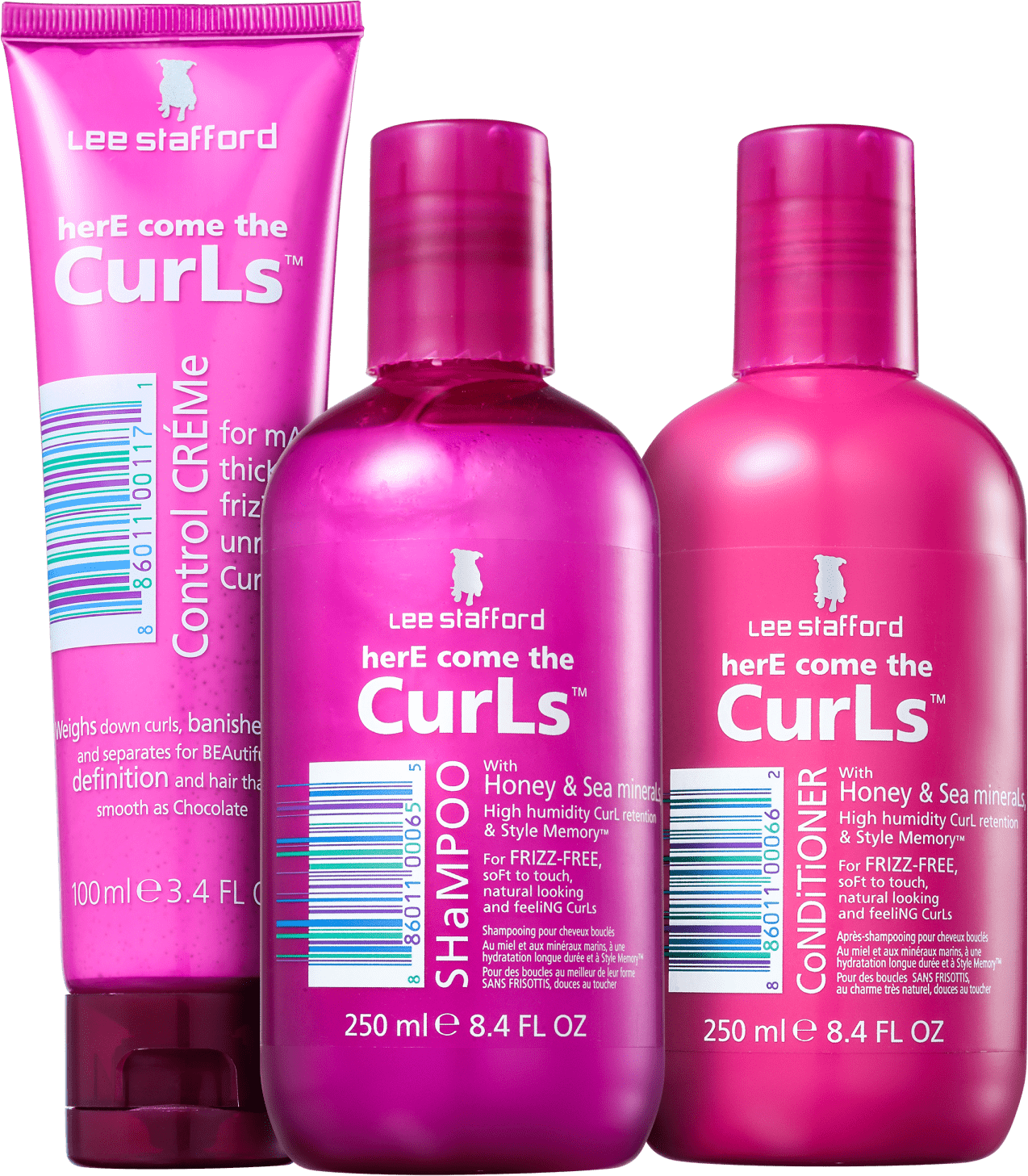 Kit Lee Stafford Here Come The Curls Controle (3 Produtos)