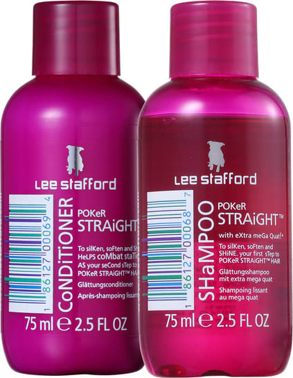 Kit Lee Stafford Poker Straight Cleansing Mini (2 Produtos)