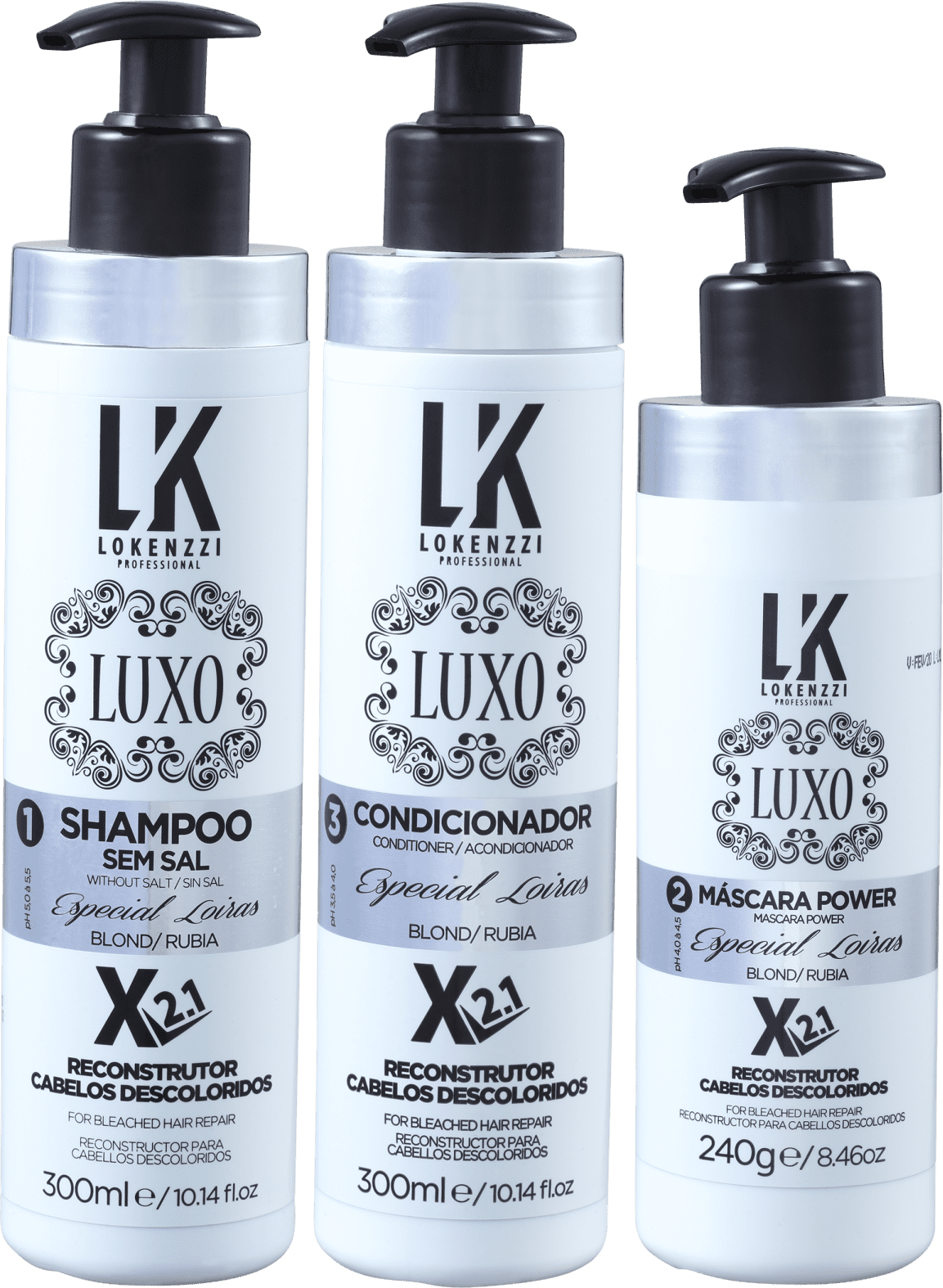 Kit Lokenzzi Luxo Trio (3 Produtos)
