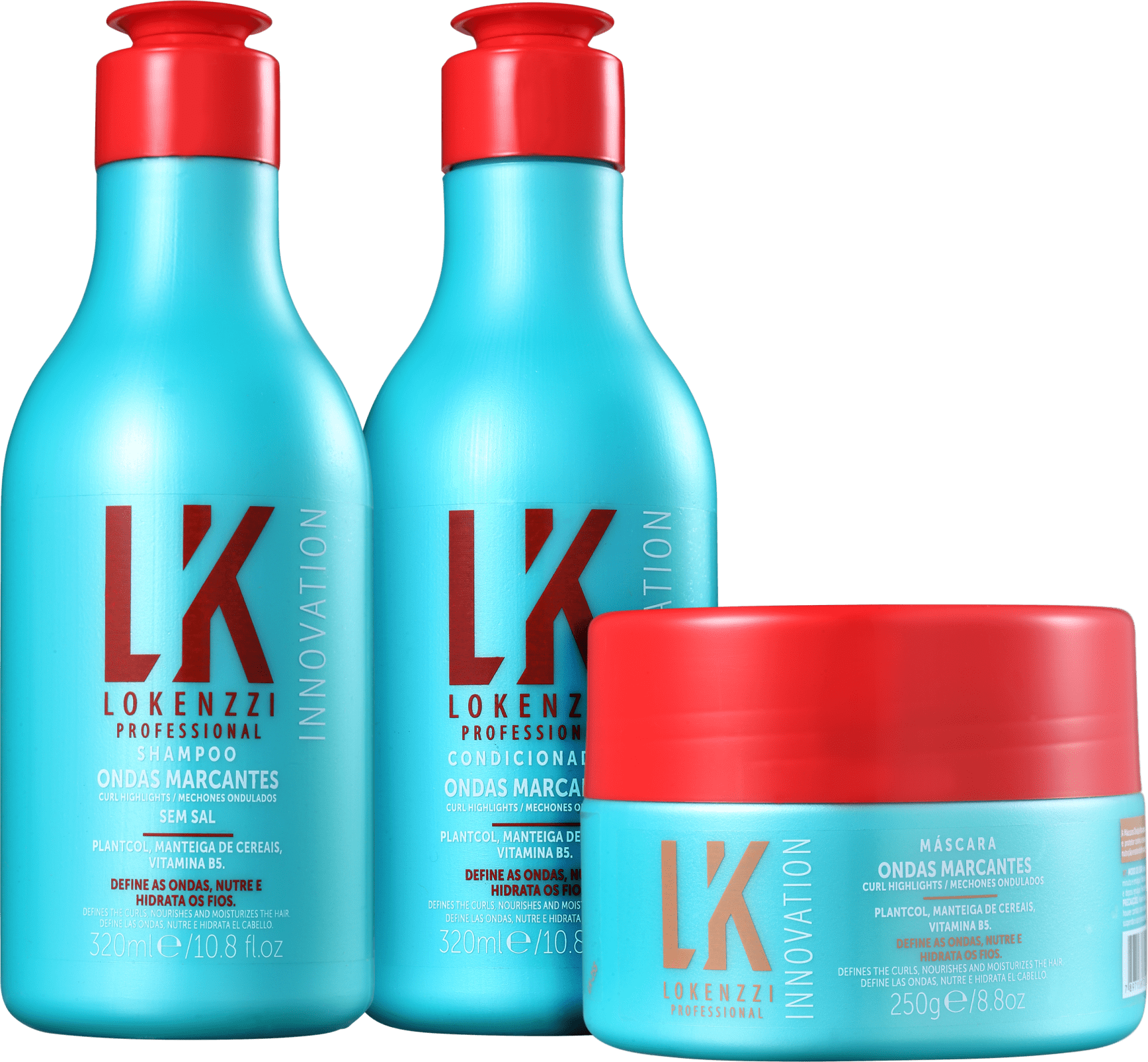 Kit Lokenzzi Ondas Marcantes Trio (3 Produtos)