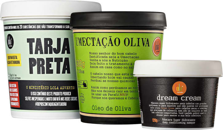 Kit Lola Cosmetics Cronograma Capilar Poderoso (3 Produtos)