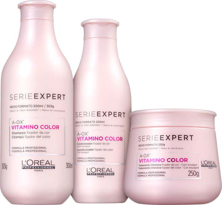 Kit L'Oréal Professionnel Vitamino Color A-OX Tratamento (3 Produtos)