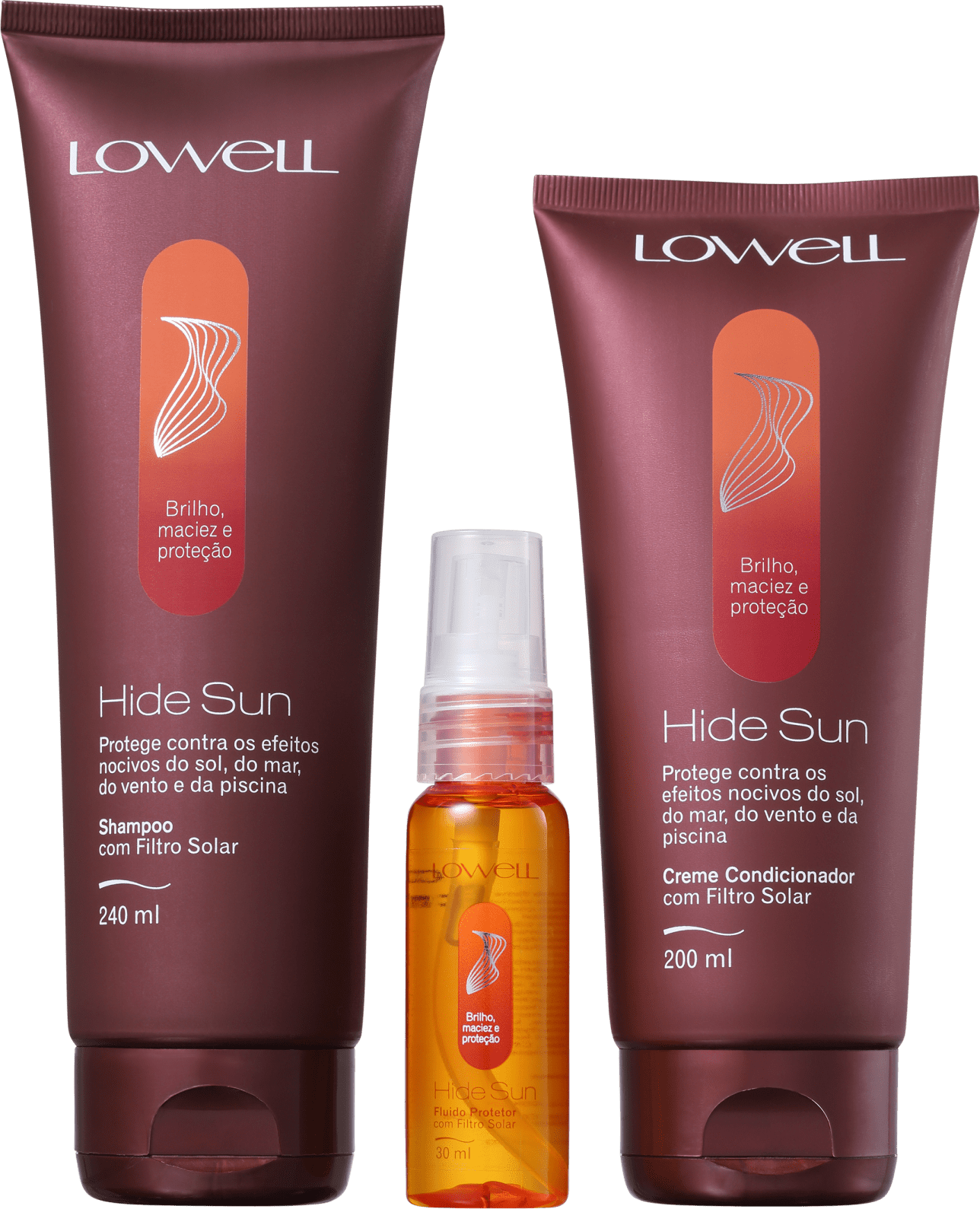 Kit Lowell Hide Sun Trio (3 Produtos)