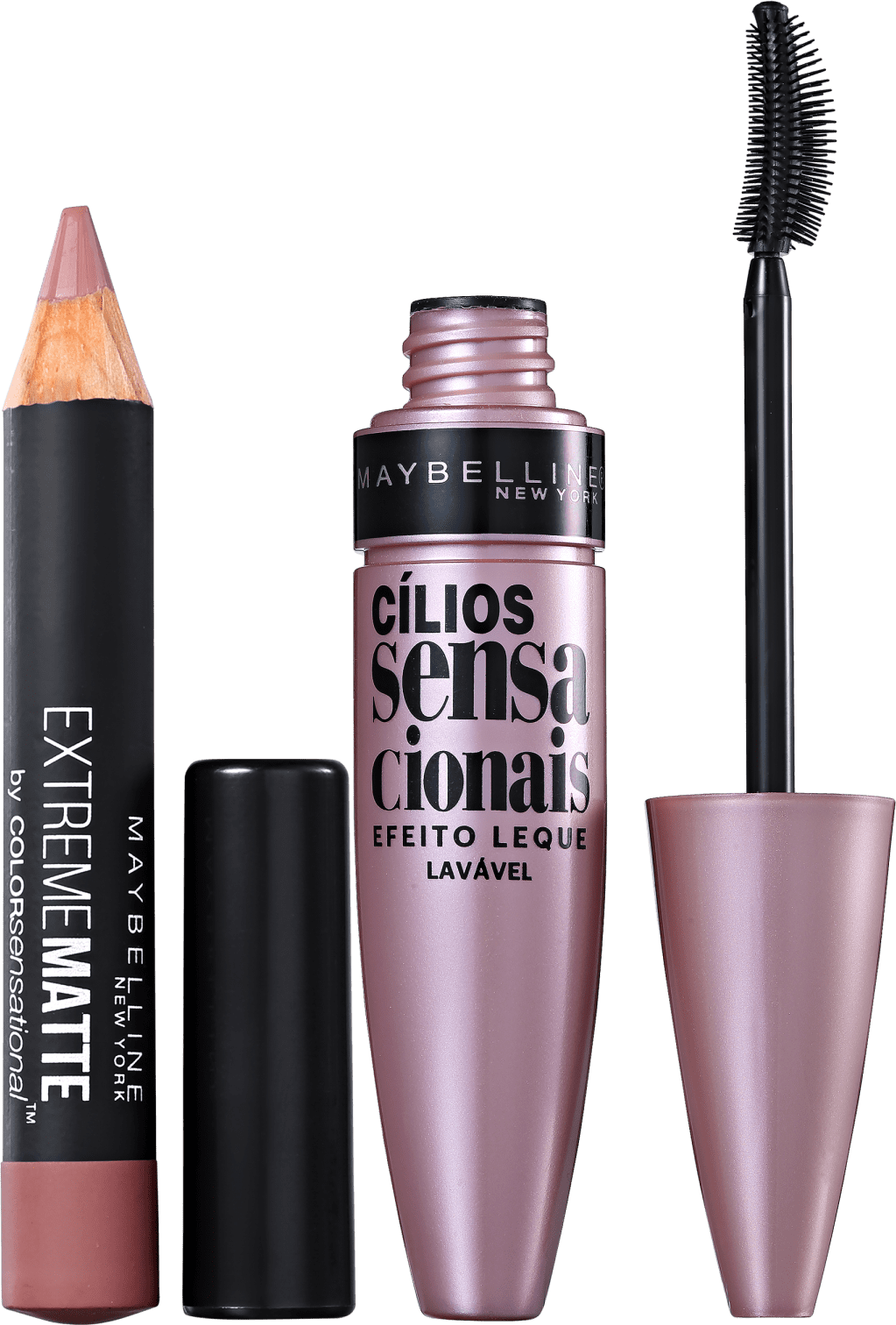 Kit Maybelline Color and Lash Sensational (2 Produtos)