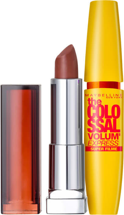 Kit Maybelline Lips and Eyes Make Up Nude (2 produtos)