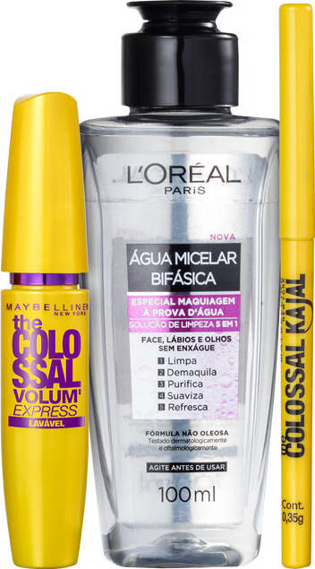 Kit Maybelline Amor de Verão (3 Produtos)