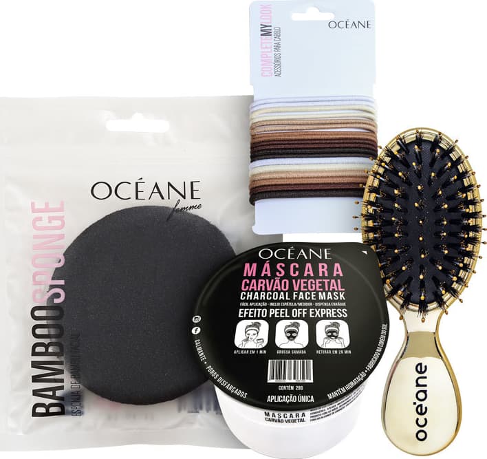 Kit Océane Black & Gold (4 Produtos)
