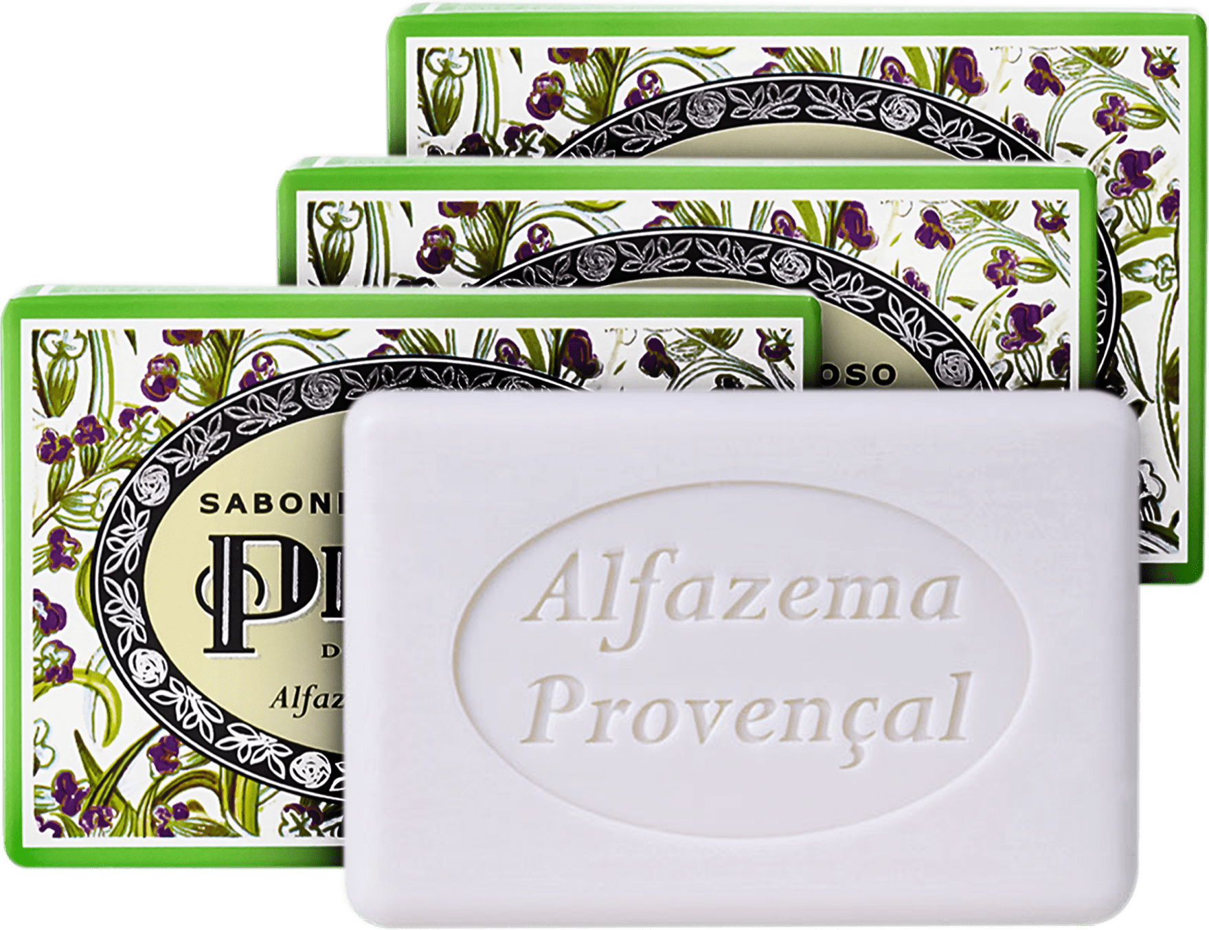 Kit Phebo Mediterrâneo Alfazema Provençal - Sabonetes em Barra 3x100g