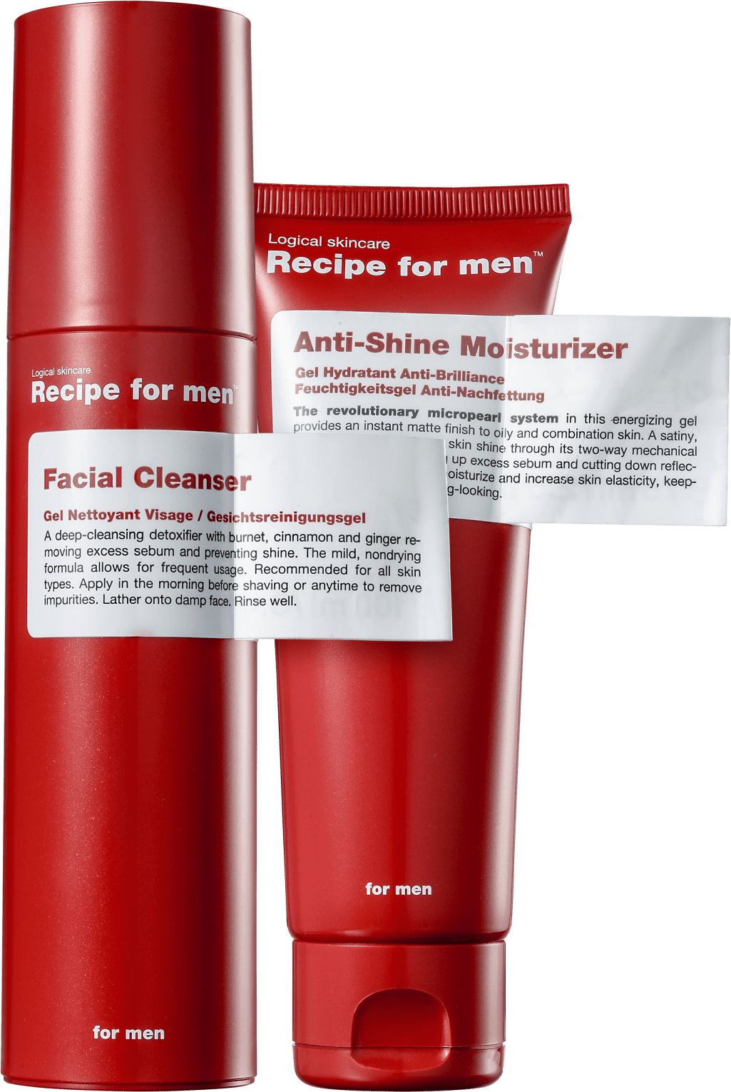 Kit Recipe for Men Clean Anti-Shine (2 Produtos)
