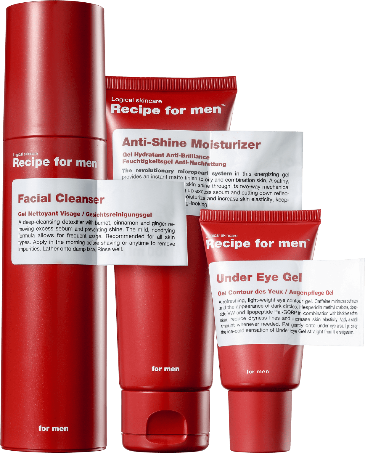 Kit Recipe for Men Full Anti-Shine (3 Produtos)