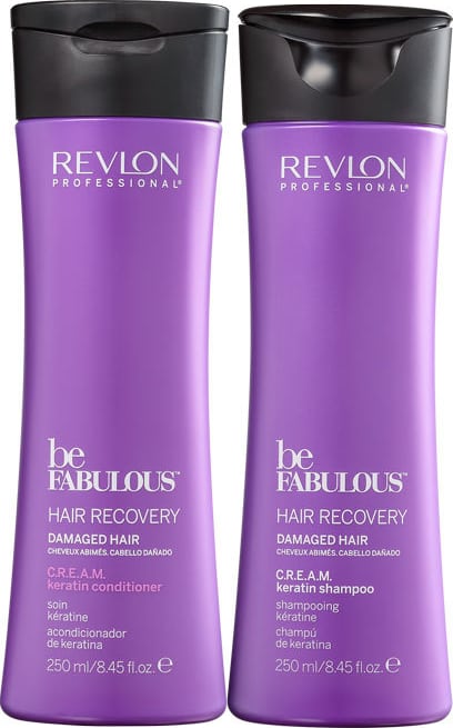 Kit Revlon Professional Be Fabulous C.R.E.A.M. Keratin (2 Produtos)