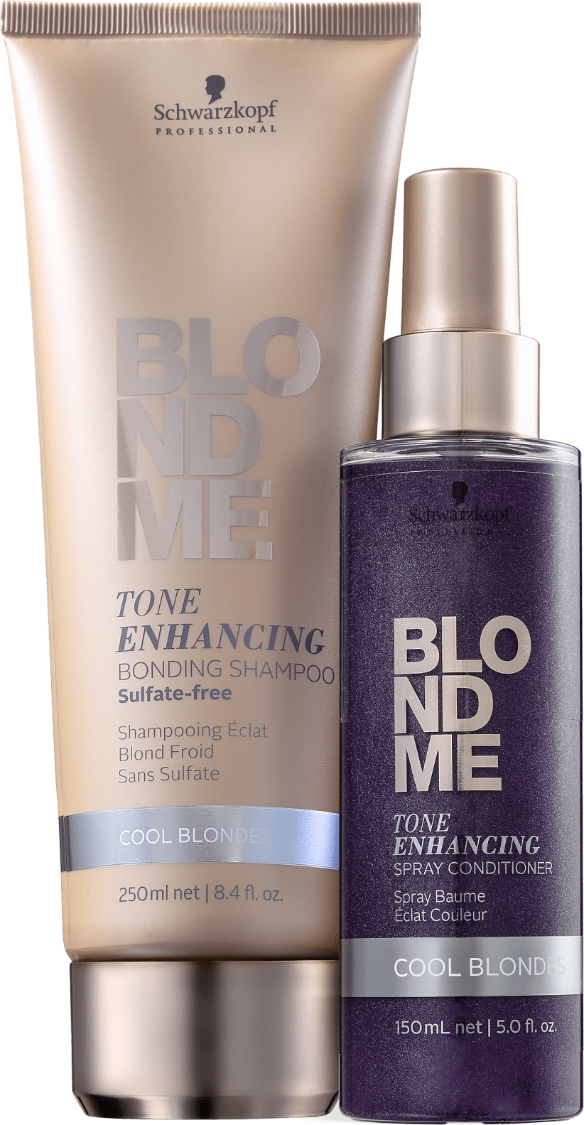 Kit Schwarzkopf Professional BlondMe Tone Enhancing Cuidado Diário (2 Produtos)
