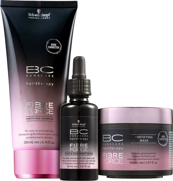 Kit Schwarzkopf Professional BC Bonacure Fibre Force Fortifying Reconstrução e Selagem (3 Produtos)