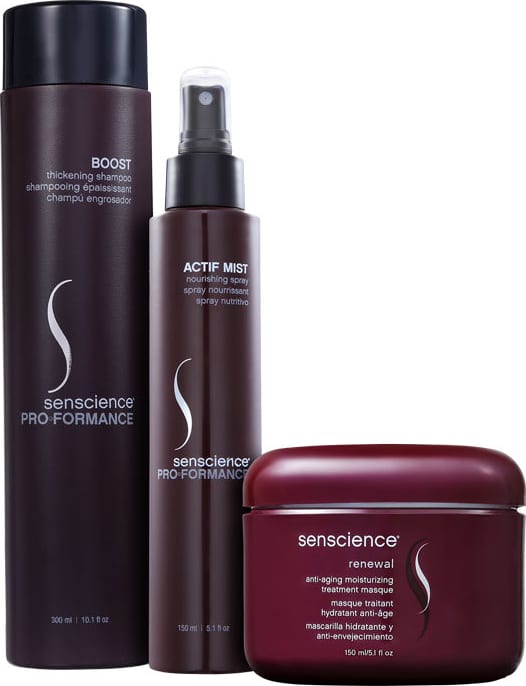 Kit Senscience Renewal Hidratação Anti-Age Cabelos Finos (3 Produtos)