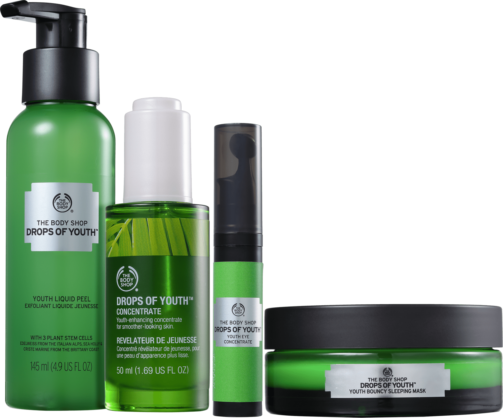Kit The Body Shop Drops Of Youth de Tratamento (4 Produtos)