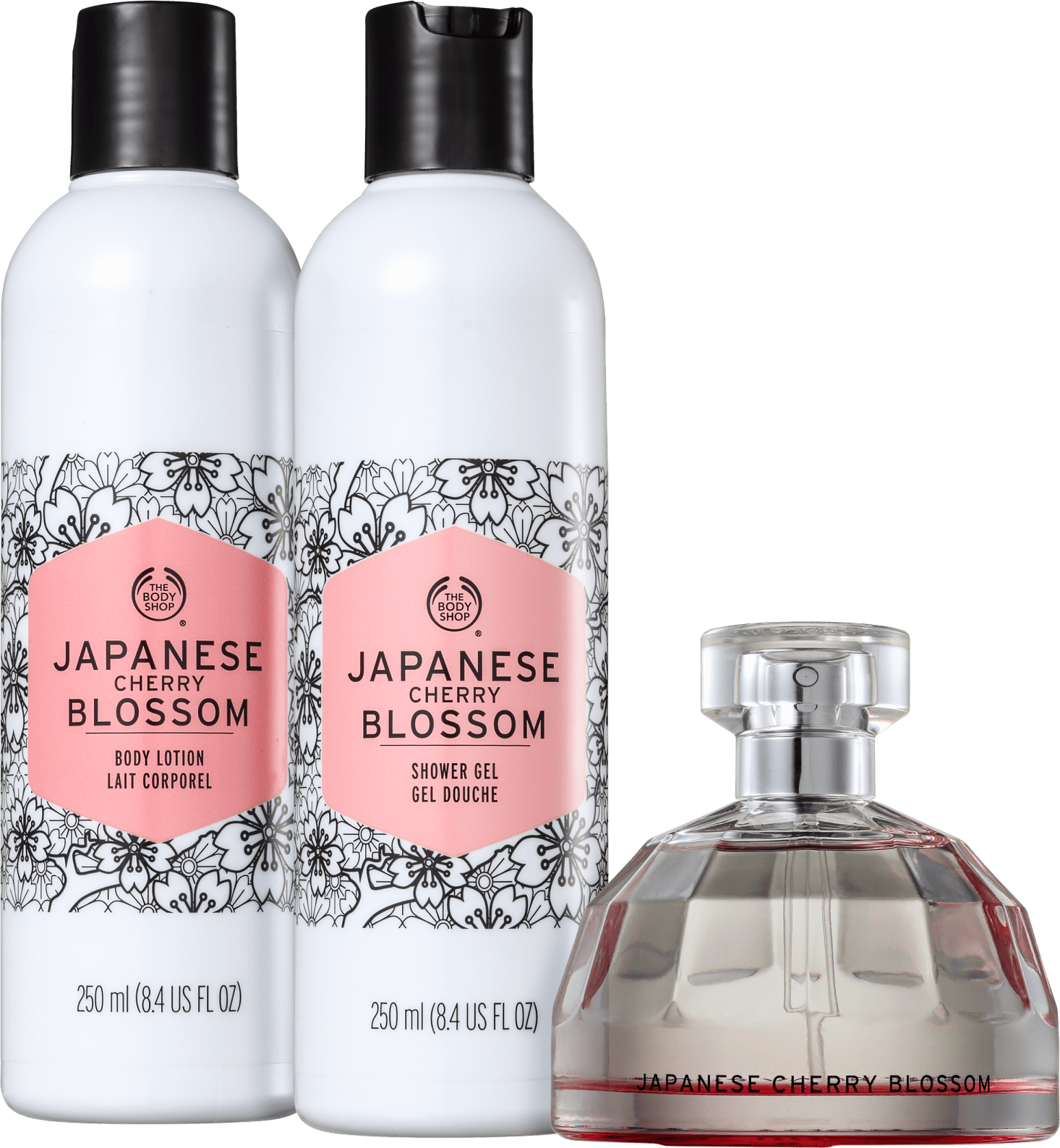 Kit The Body Shop Japanese Cherry Blossom Daily (3 Produtos)