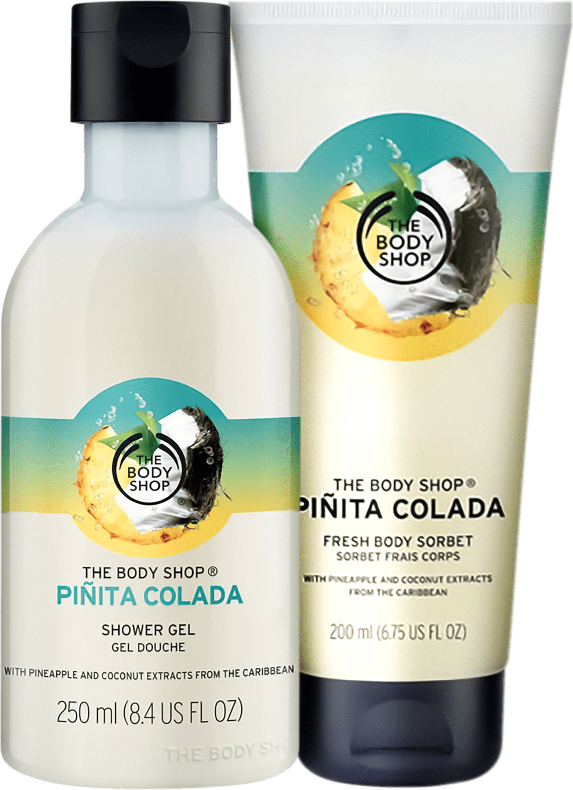 Kit The Body Shop Piñita Colada Refrescante (2 Produtos)