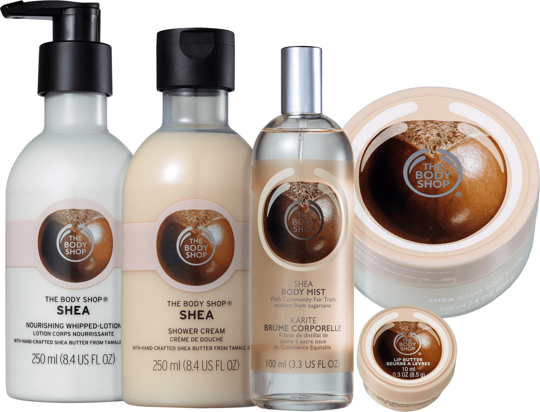 Kit The Body Shop Shea Hidratação Intensa (5 Produtos)