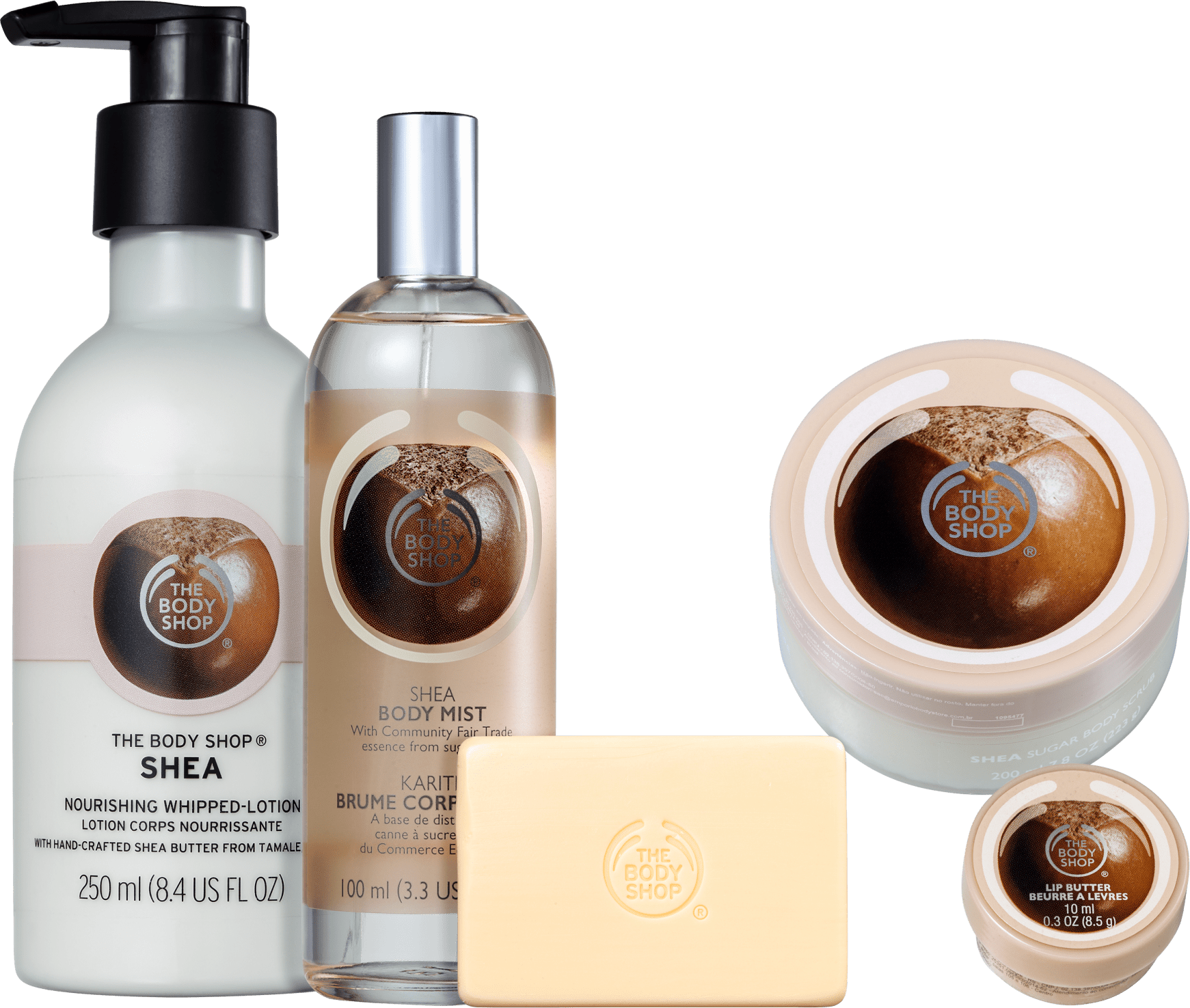 Kit The Body Shop Shea Karité (5 Produtos)