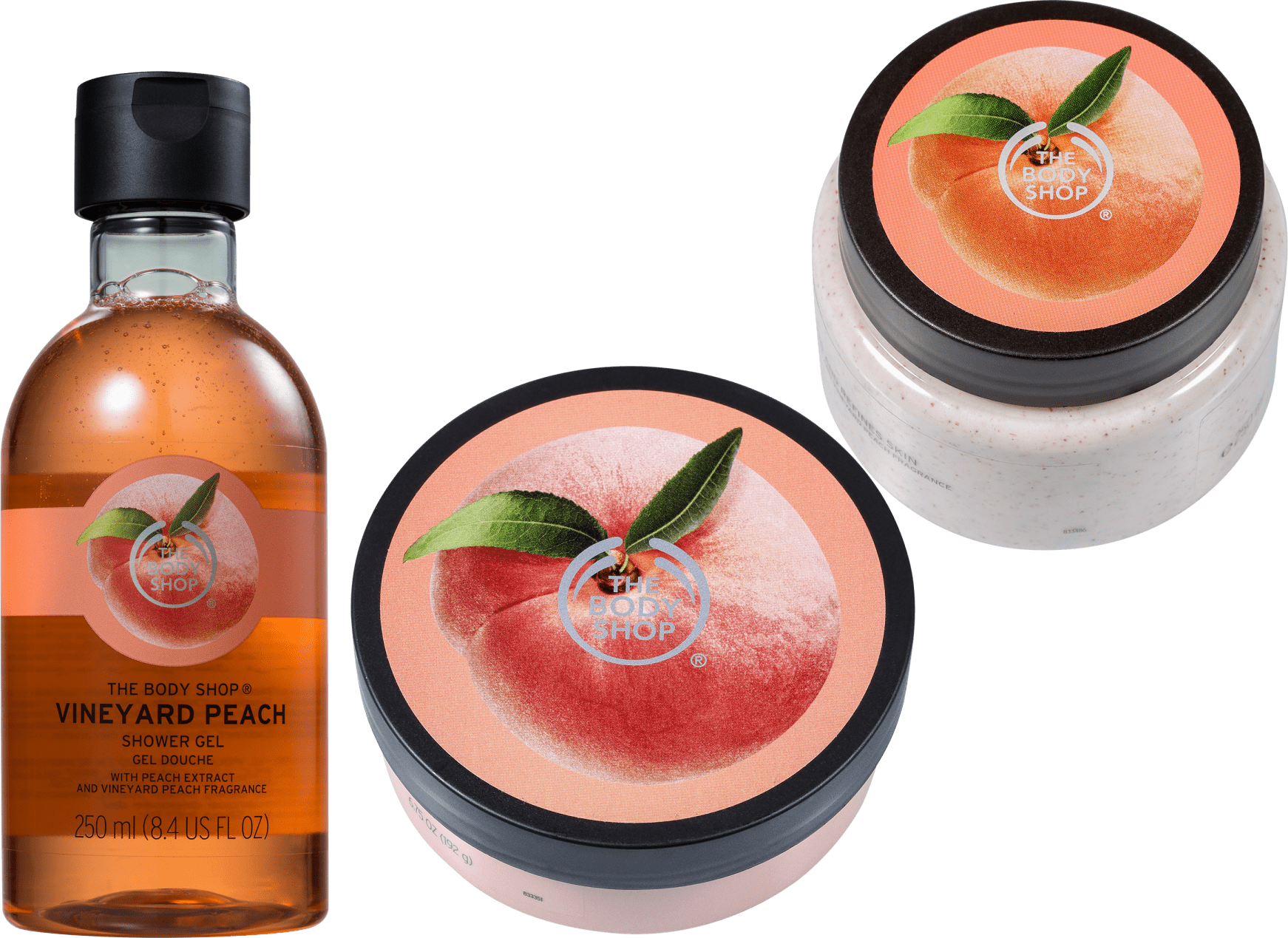 Kit The Body Shop Vineyard Peach (3 Produtos)