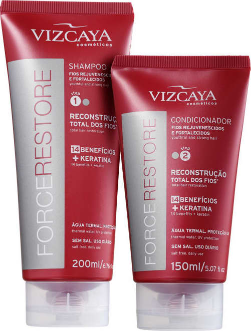 Kit Vizcaya Force Restore Duo (2 Produtos)