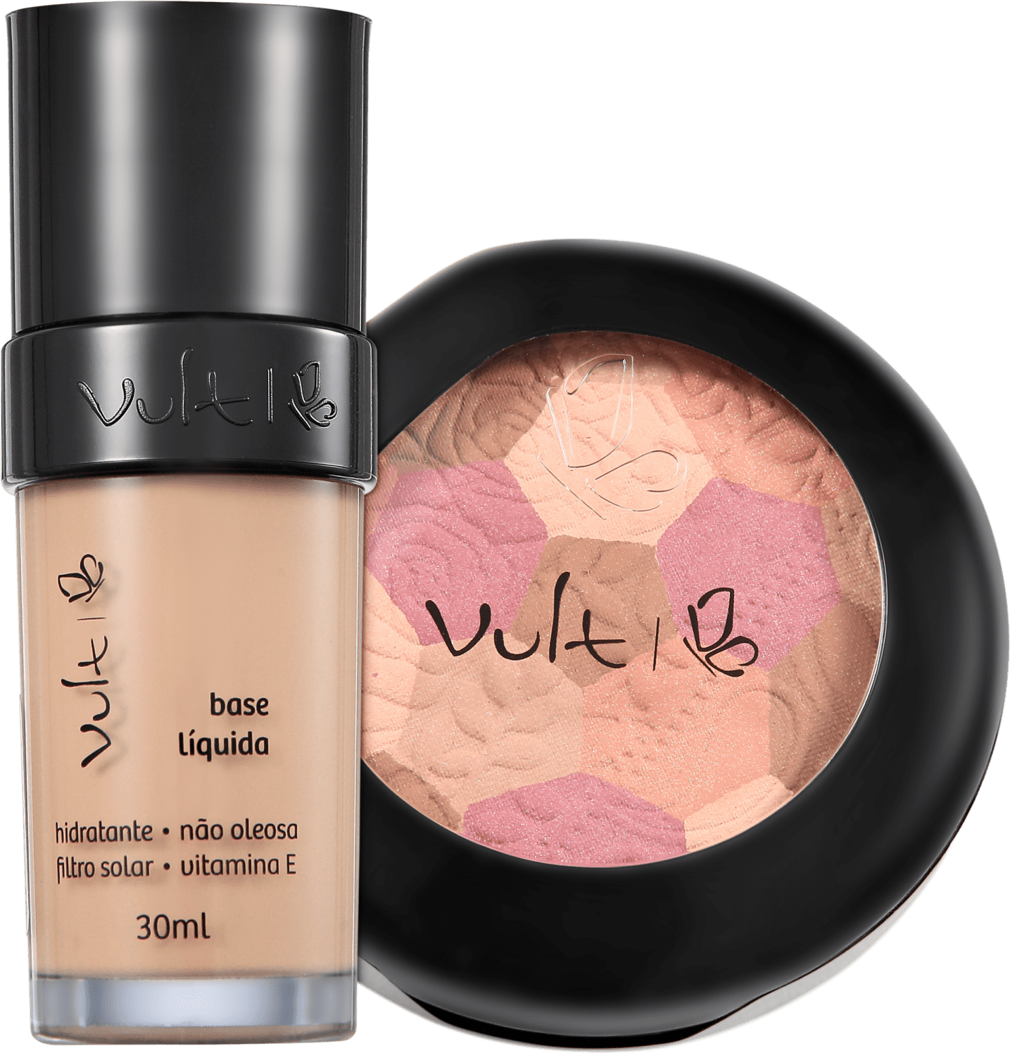 Kit Vult Make Up 01 Bege Mosaico (2 produtos)