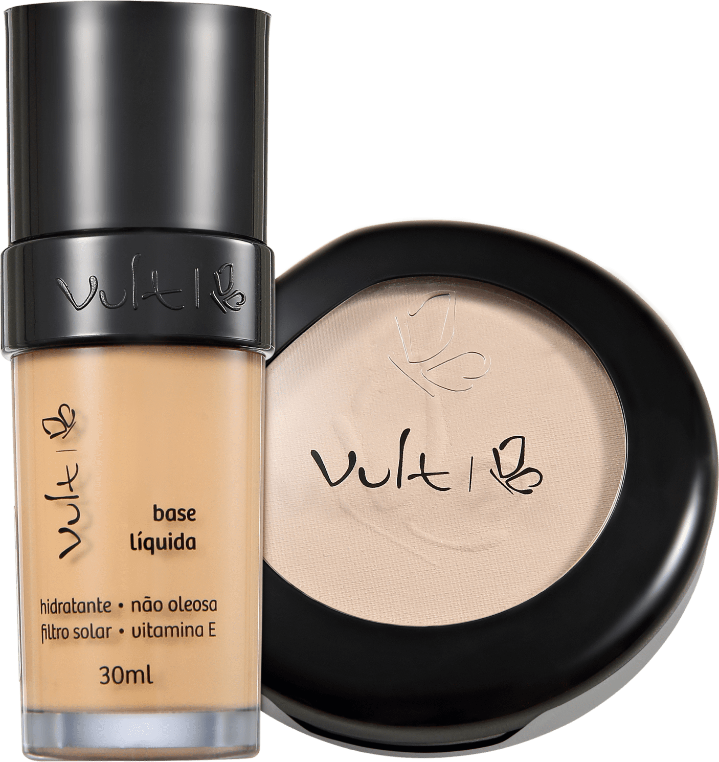 Kit Vult Make Up 03 Bege Translúcido Duo (2 produtos)