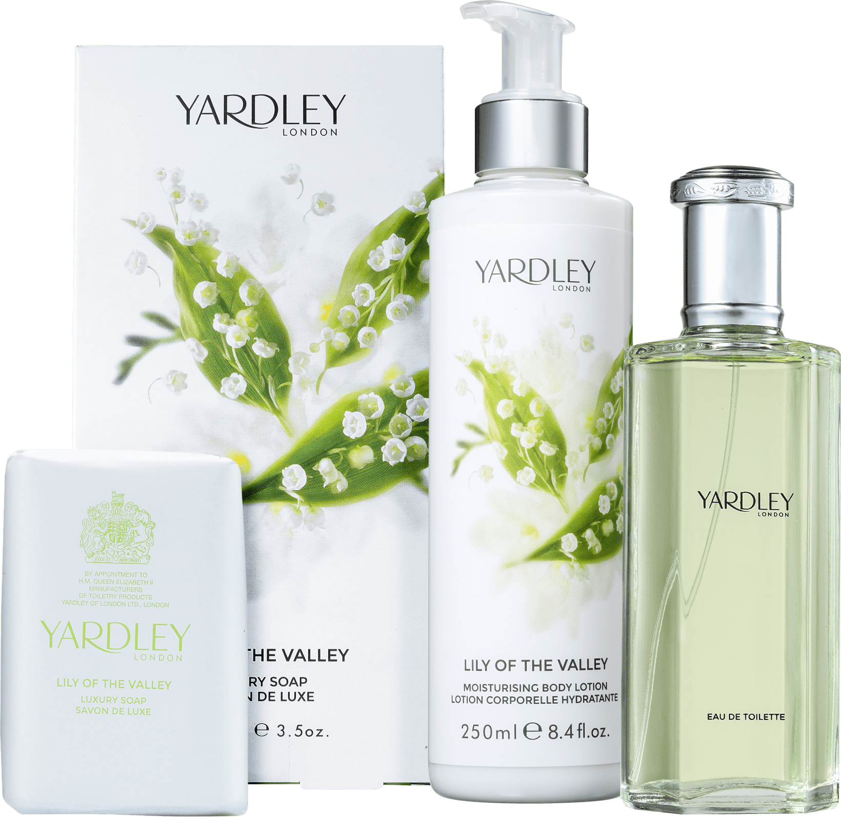 Kit Yardley Lily of The Valley (3 Produtos)