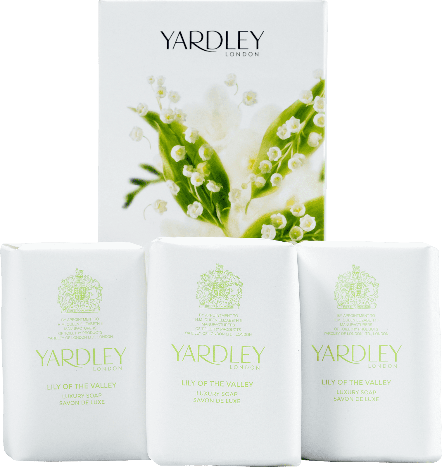 Kit Yardley Lily of the Valley Luxury - Sabonetes em Barra 3x100g
